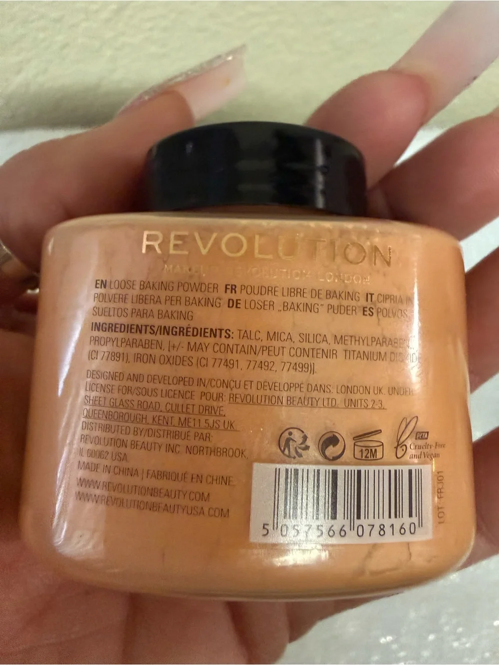 Revolution Peach Baking Powder
